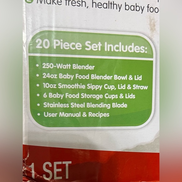NUK Smoothie and Baby Food Maker Blender Set Oster Sippy Cup Cookbook Kitchen - Picture 10 of 15